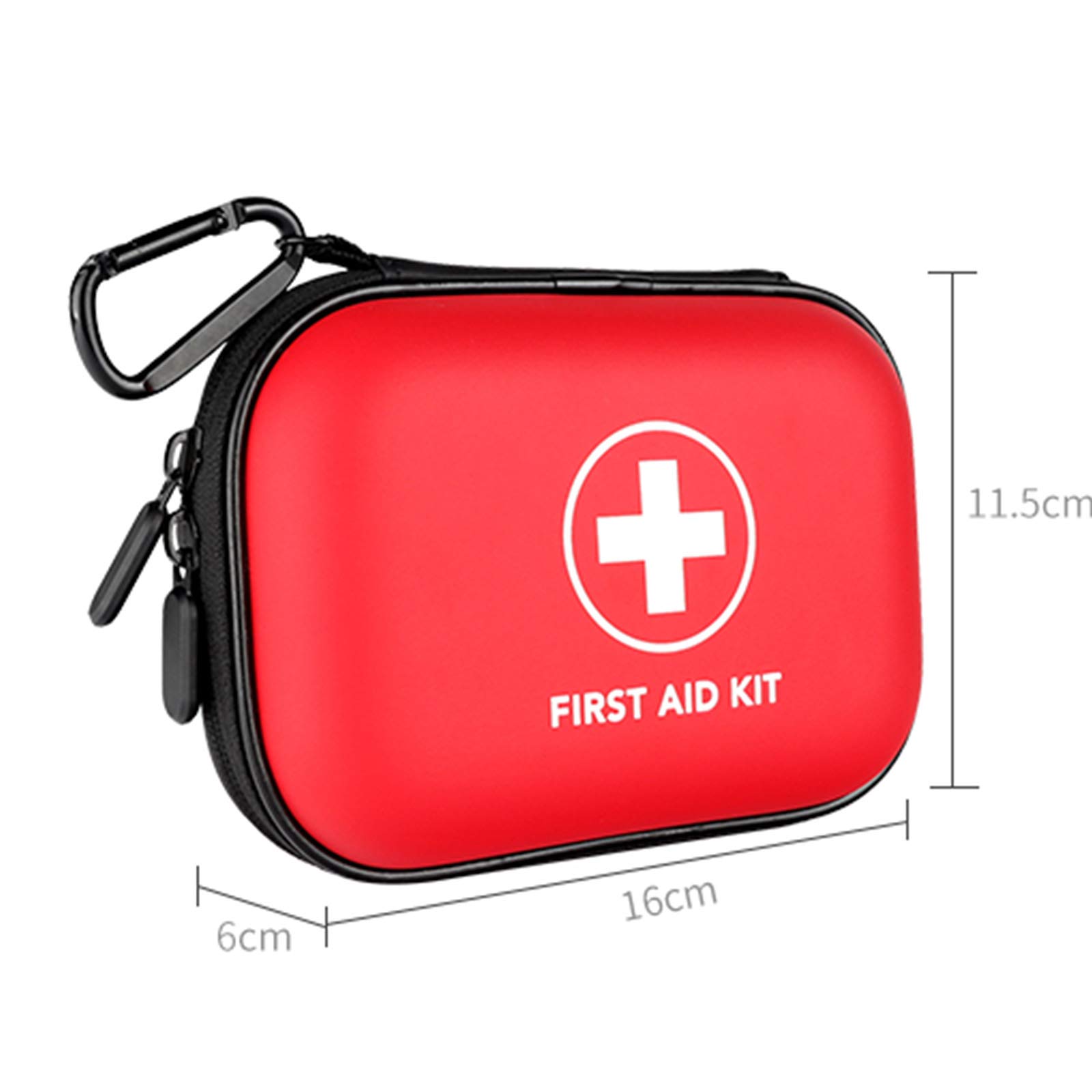 JKGHK Kit di Pronto Soccorso per Esterni, Borsa Portatile per Medicinali da Viaggio Borsa Piccola per Divisori Medicinali Eva Materiale PU Impermeabile Resistente all'Usura E alla Pressione Adatto