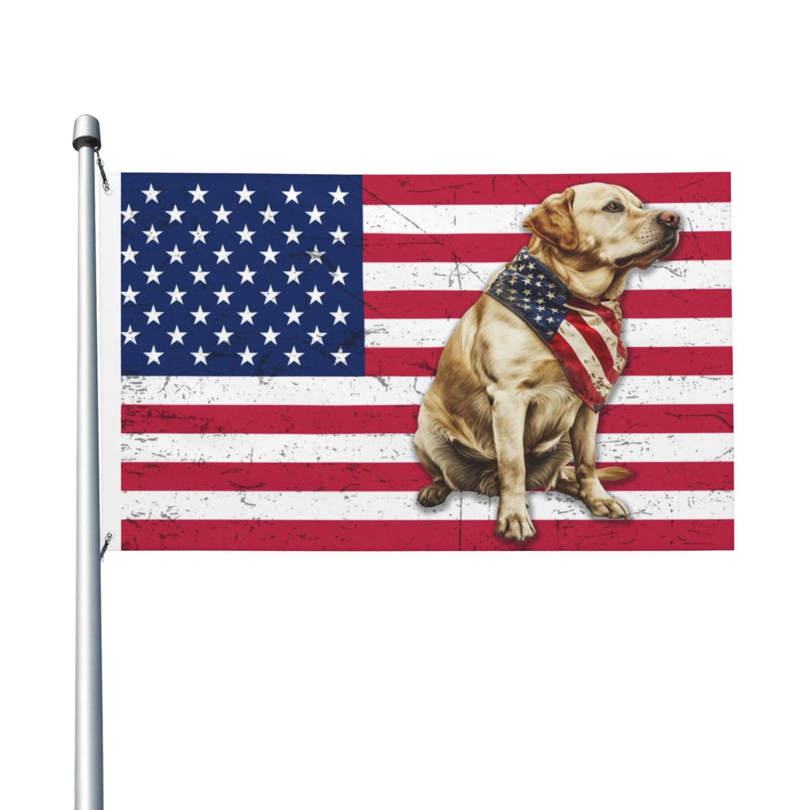 Labrador House Flag 3x5 Ft Double-Sided Printed Flag Home Outdoor Indoor Garden Home Decoration Banner