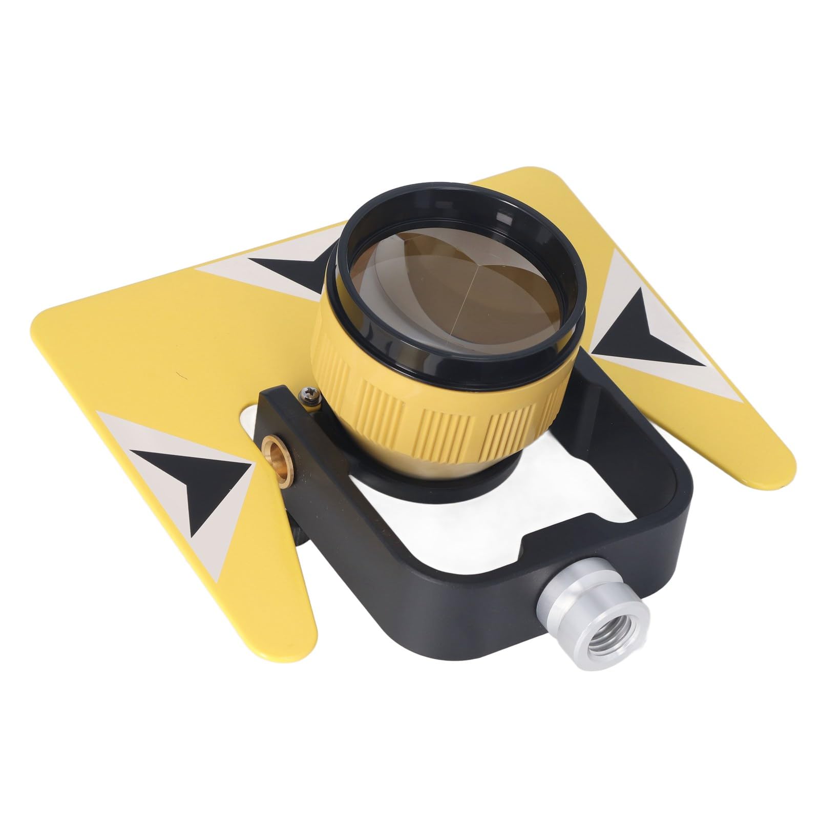 Fafeicy Prisma Topografico Inclinabile con Custodia - Strumento per Stazioni Totali Adatto Sokkia 5/8in X 11 Femmina, Offset Misurazione 0/-30mm