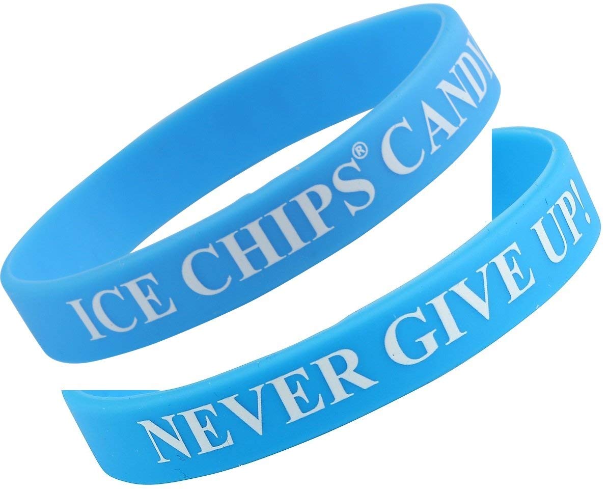 ICE CHIPS Xylitol Candy 6 Tins (Variety Pack); Low Carb, Gluten Free - includes ICE CHIPS BAND as shown