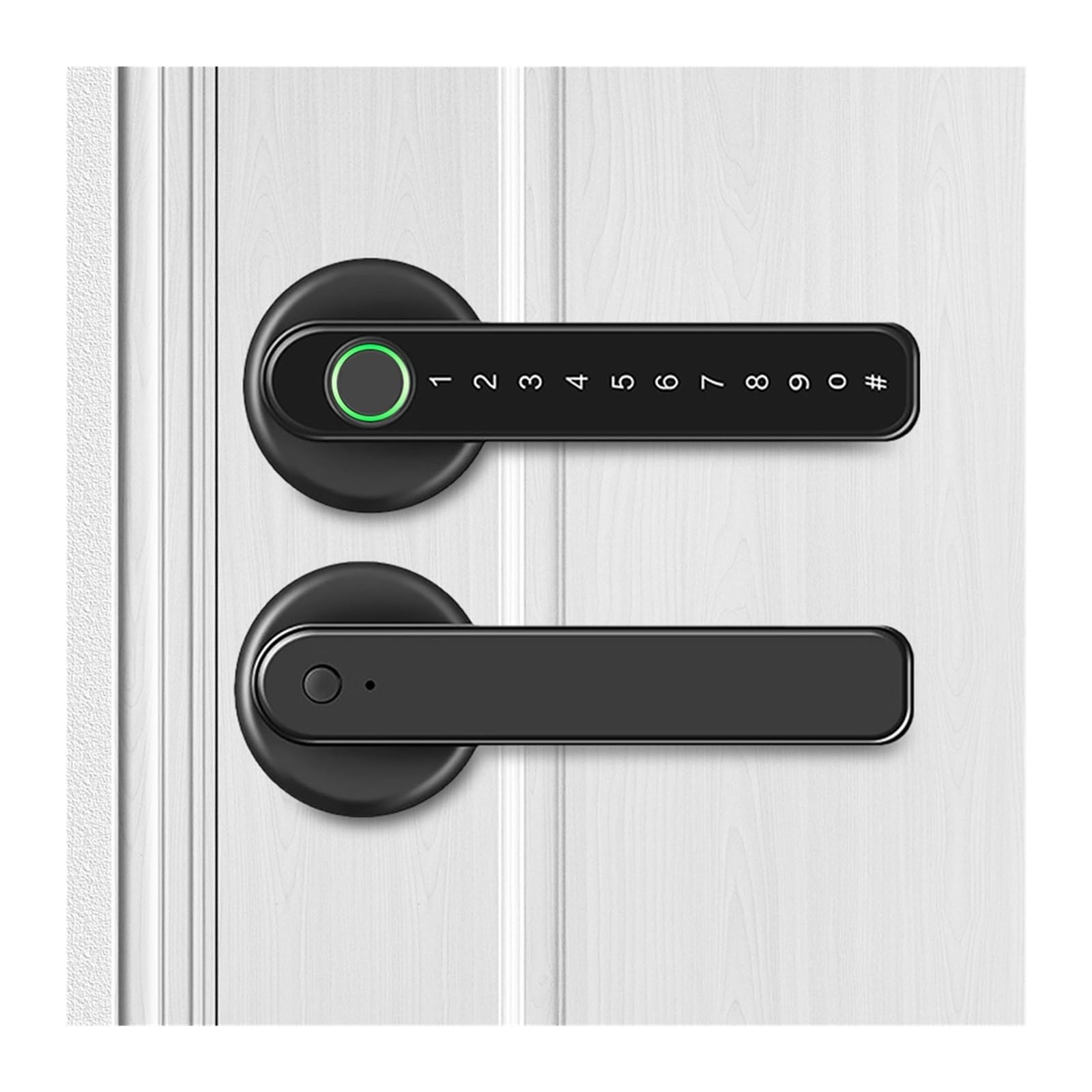 Fingerprint/Smart Door Knob/Biometric with Passcode Keypad Keyless/APP Remote Control