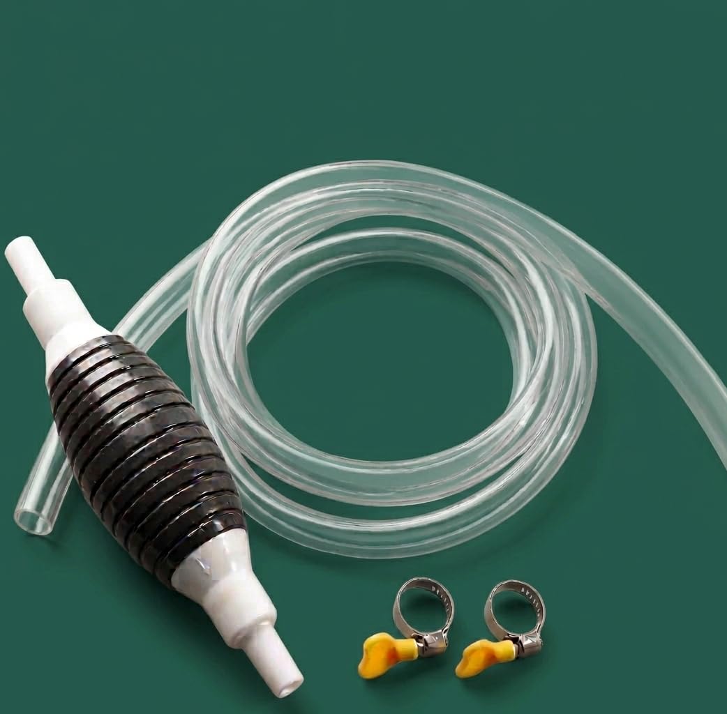 Fuel Transfer Pump Kit – High Flow Manual Siphon Oil Remover Pump with 1 Meter Pipe for Petrol, Diesel, Water & Oil, Portable Liquid Transfer Pump for Car, Bike & Fish Tank-image-21