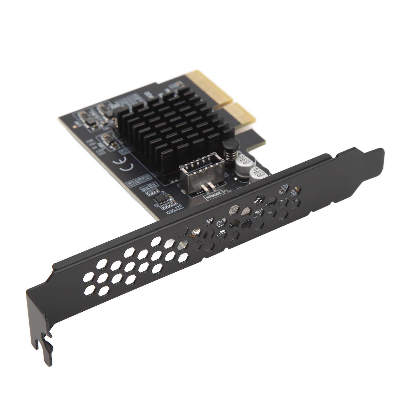 Denash PCIE to USB 3.2 Gen 2 Expansion Card, Supports USB3.2 GEN2x2 20Gbps Type C Type E Front A Key Card, PCI Express USB Card for Desktop PC, for 10, for 11 32/64bit