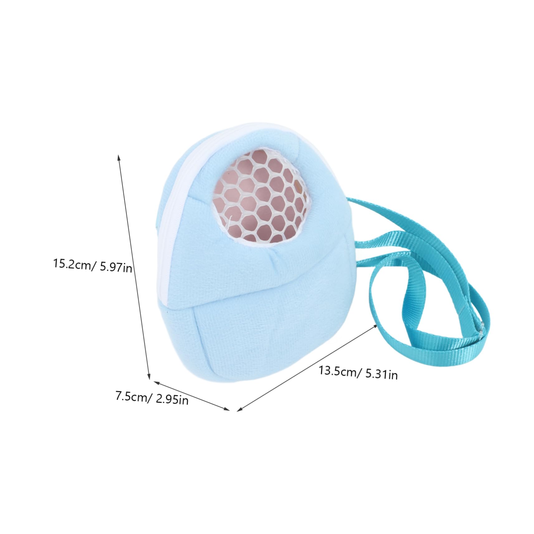 Balacoo Portable Breathable Hamster Carrier Bag Small Animal Storage Pouch with Adjustable Shoulder Strap for Squirrels Chinchillas and Guinea Pigs Versatile Travel and