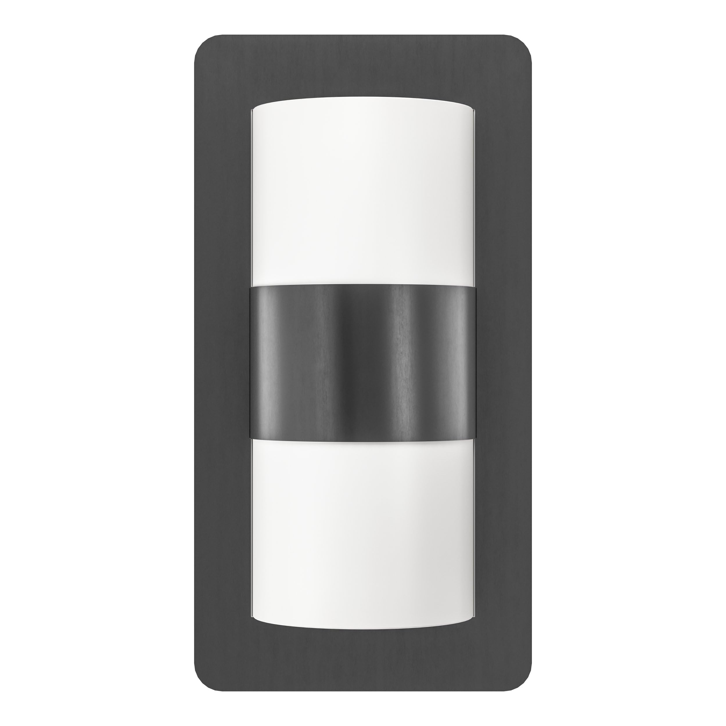 EGLO Applique murale extérieure Cistierna, lampe murale 2 flammes en acier | et plastique anthracite, douille E27, IP44