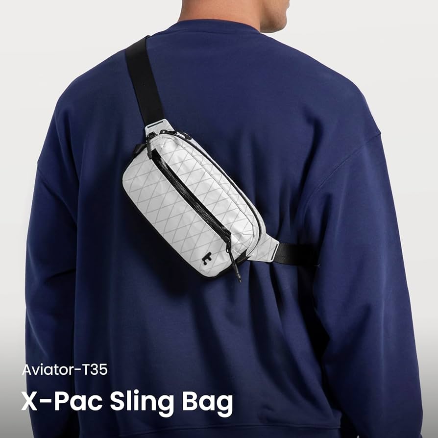 Amazon.com | tomtoc 1.5L X-Pac Sling Bag with RFID Blocking