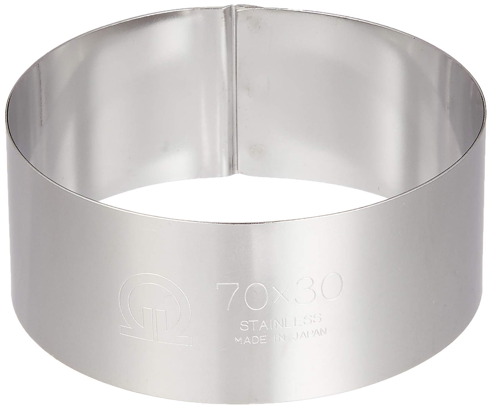 セルクルリング 丸型 48個セット Amazon.co.jp: 遠藤商事 業務用 セルクルリング丸型 φ70×H30mm 18-0