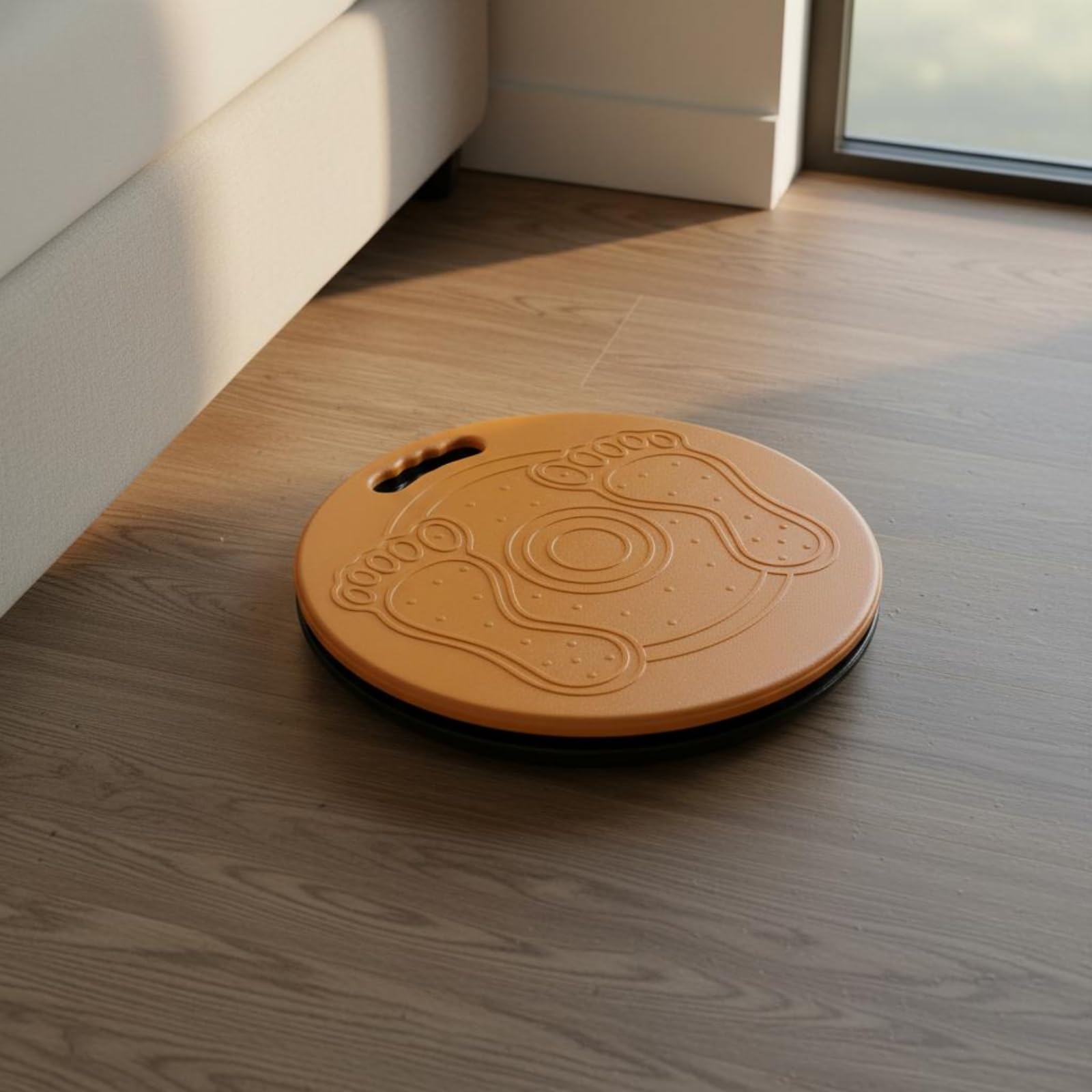 Qianly Disco de Transferencia Giratorio Portátil Tabla Giratoria de Traslado Mango Integrado Disco Giratorio para Individuos Mayores, Cuidado en Cama, Negro, 39 39cm