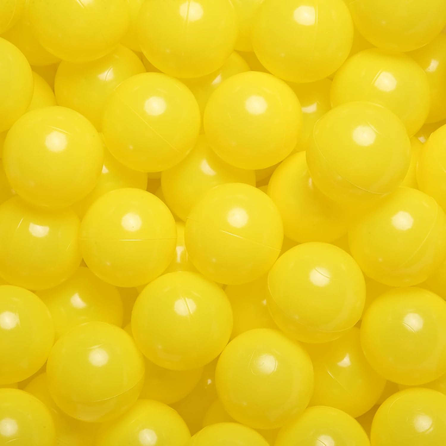TRENDPLAY Large Ball Pit Balls 50 100 Count 2.75 Inch, Big Neutral Balls Bulk Non Toxic for Toddler Baby Kids Dogs,Party