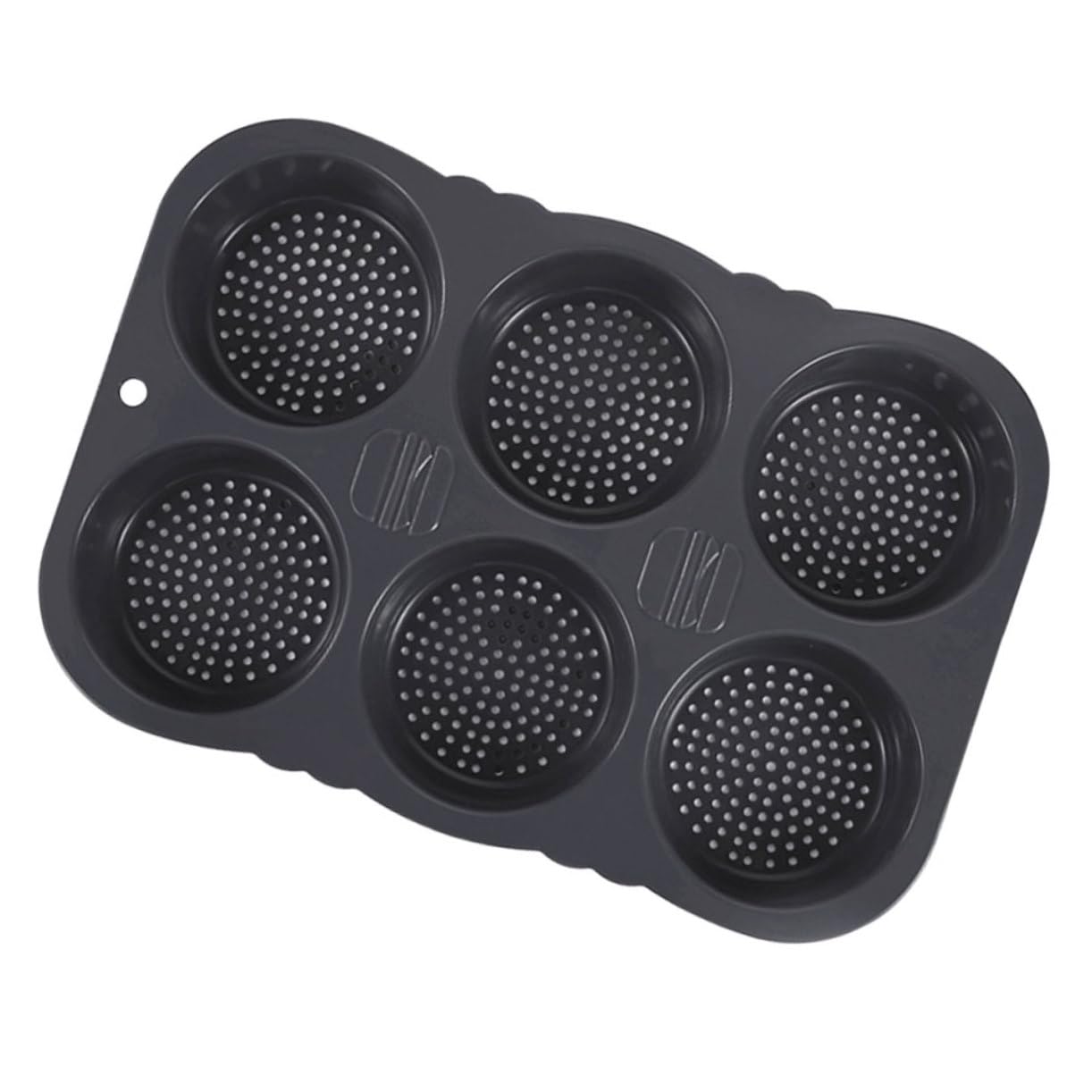 Unomor Non-Stick Pan Silicone Burger Mold Reusable Burger Ring Molds Bread Tins