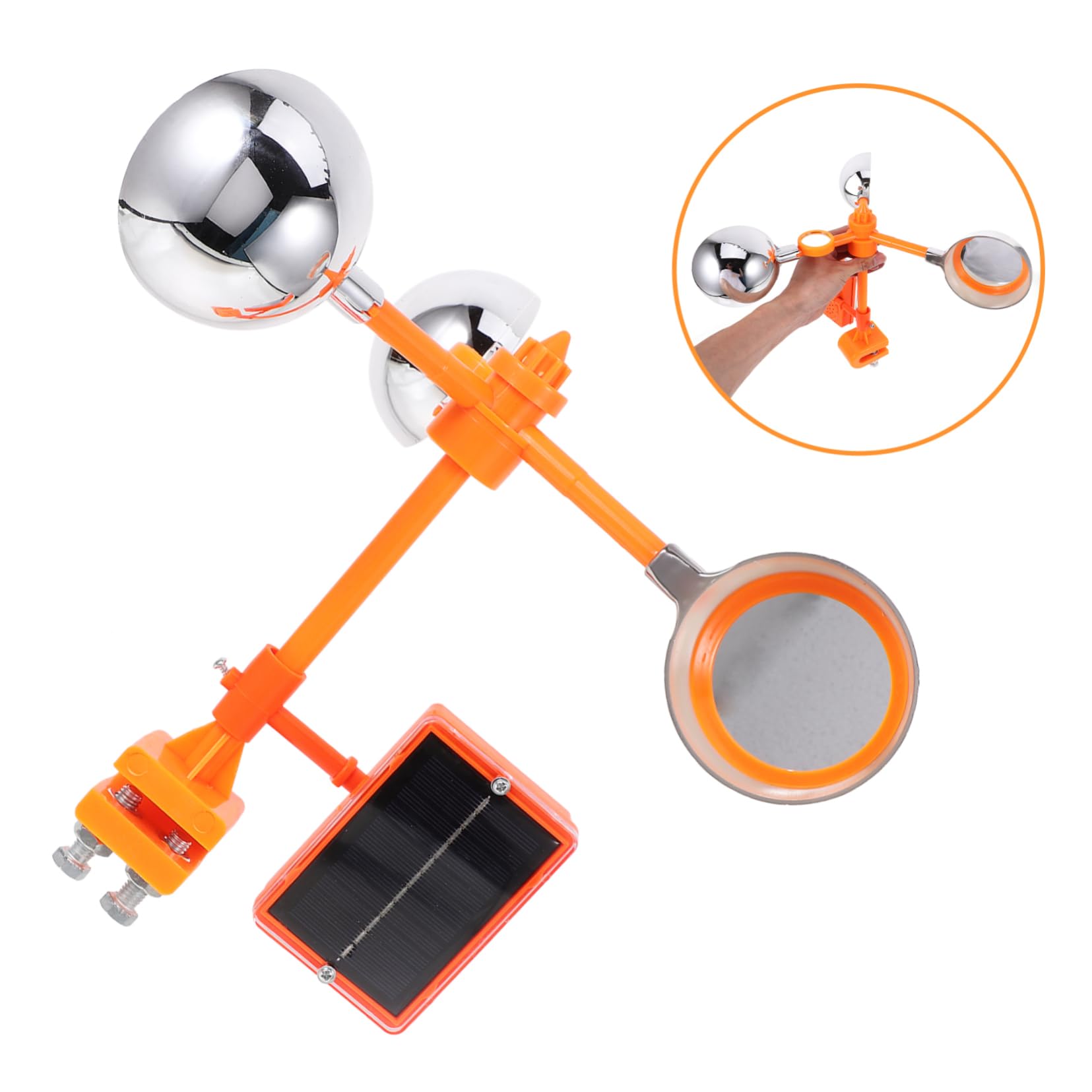 SUPVOX 2 Piezas De De Viento Paloma Gaviota Cuervo Susto Cometa Espantapájaros Elementos Disuasorios Impermeable Pájaro De La Energía Eólica Exterior Sensor El Plastico
