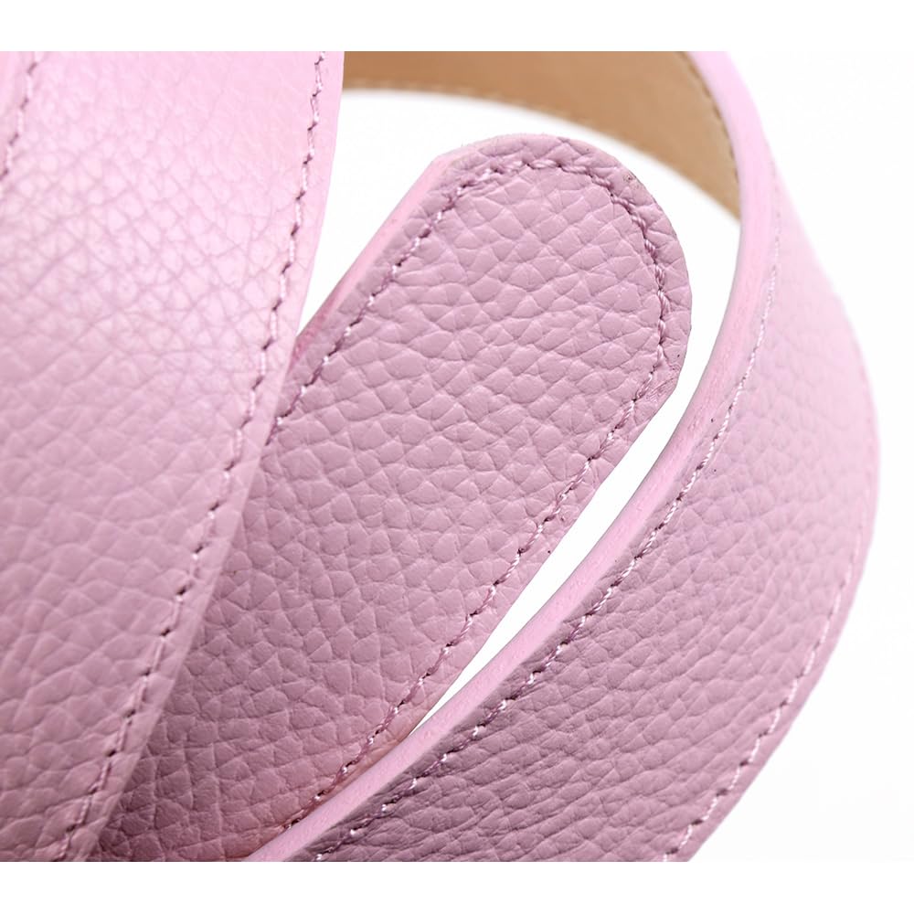 • Damen Ledergürtel mit H-Schnalle Hüftgürtel Taillengürtel Damengürtel Ledergürtel BS078