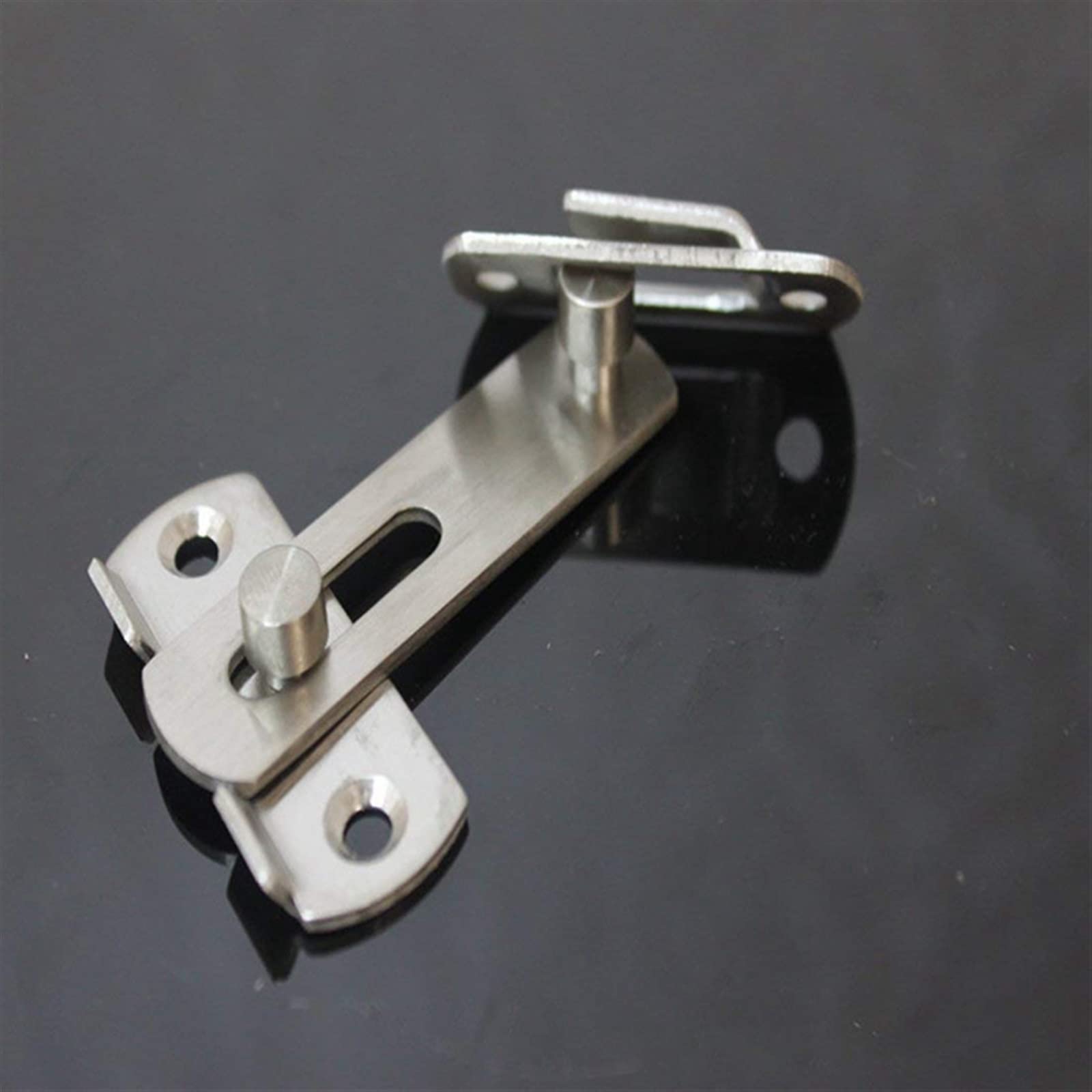 Cadenas de Puertas, Cadenas de Puerta con Hebilla y pestillo Acero Inoxidable, Herramienta Bloqueo Cadena Deslizante