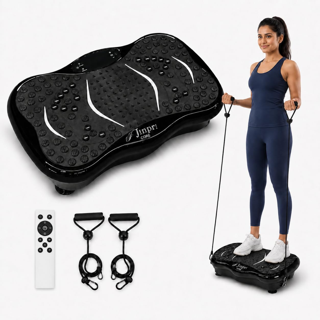 Vibration Platform Plate Massager Machine for Full Body | 3D Vibration Technology, 99 Speed Levels, Remote Control-image-22