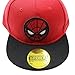 Diluma Kids Spider Man Cartoon Falt Hat Snapback Baseball Cap (Red)