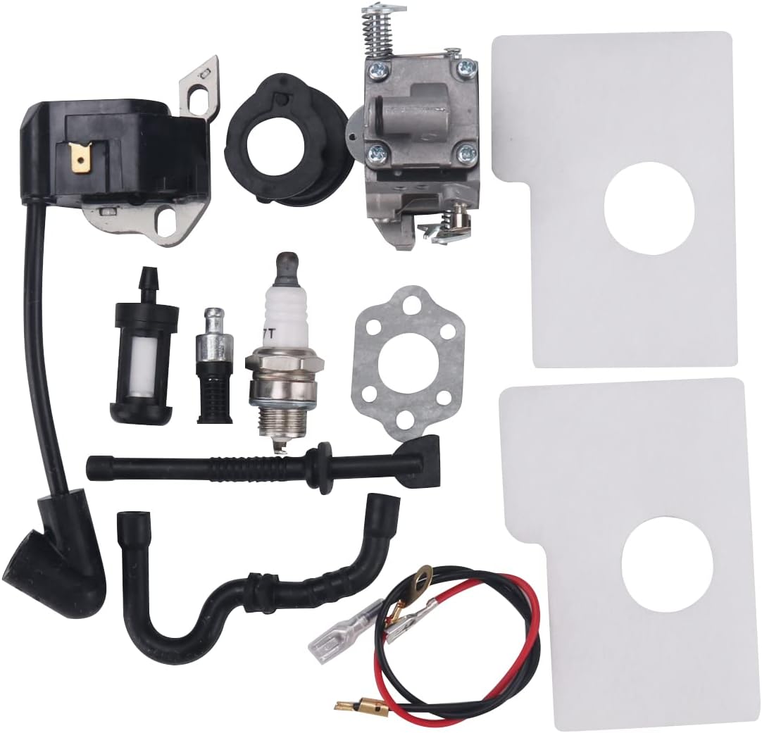 SGBTB MS170 Carburetor with Ignition Coil Air Fuel Filter