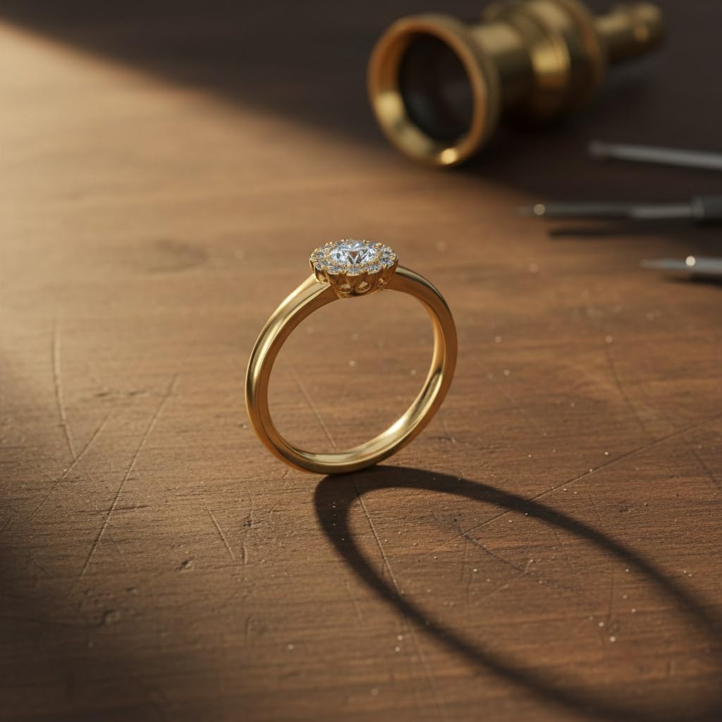 1/4 Carat Diamond Engagement Ring Band in 14K Gold (I1-I2 Clarity)