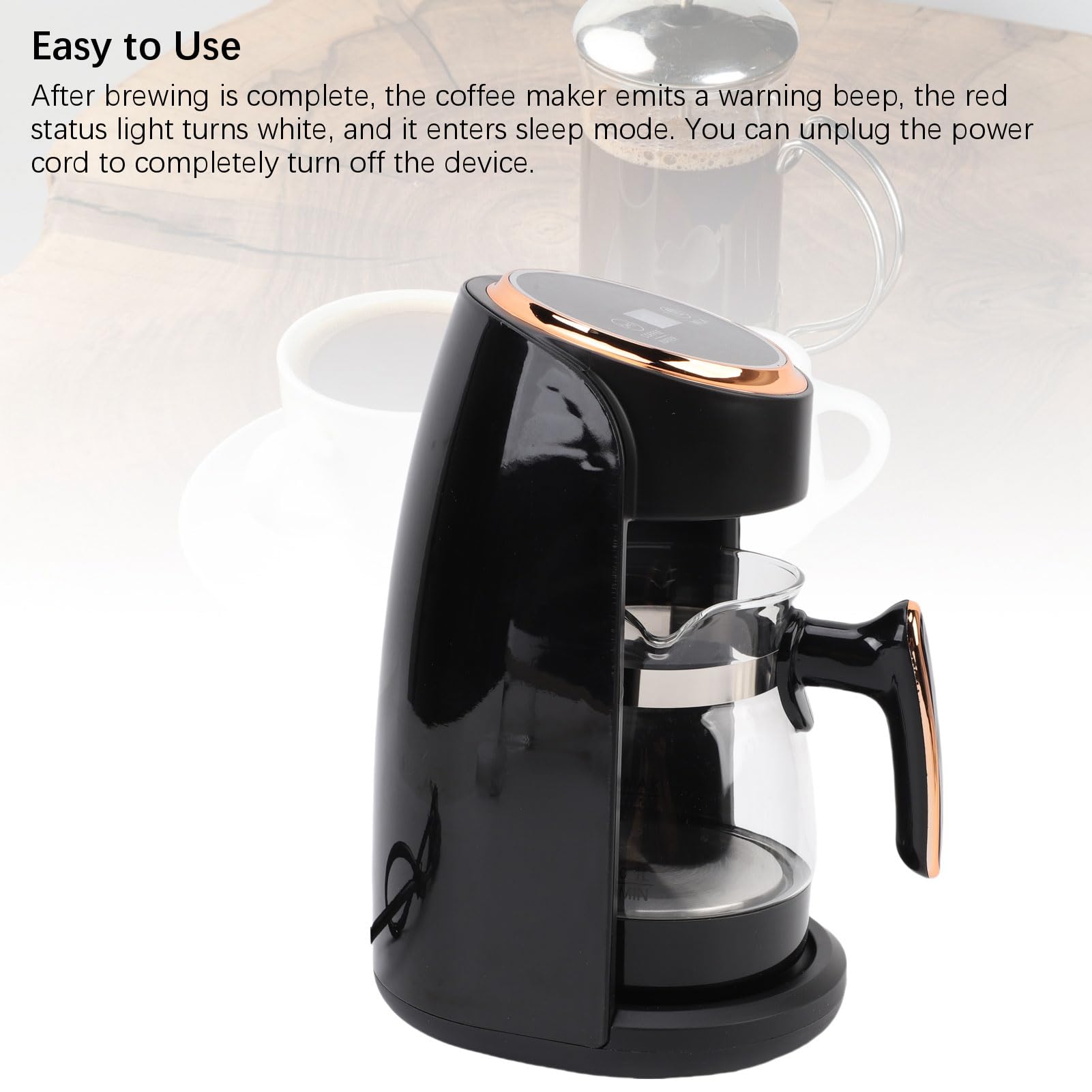Bollitore Turco 600W, Macchina per Caffè Automatica, per Uso