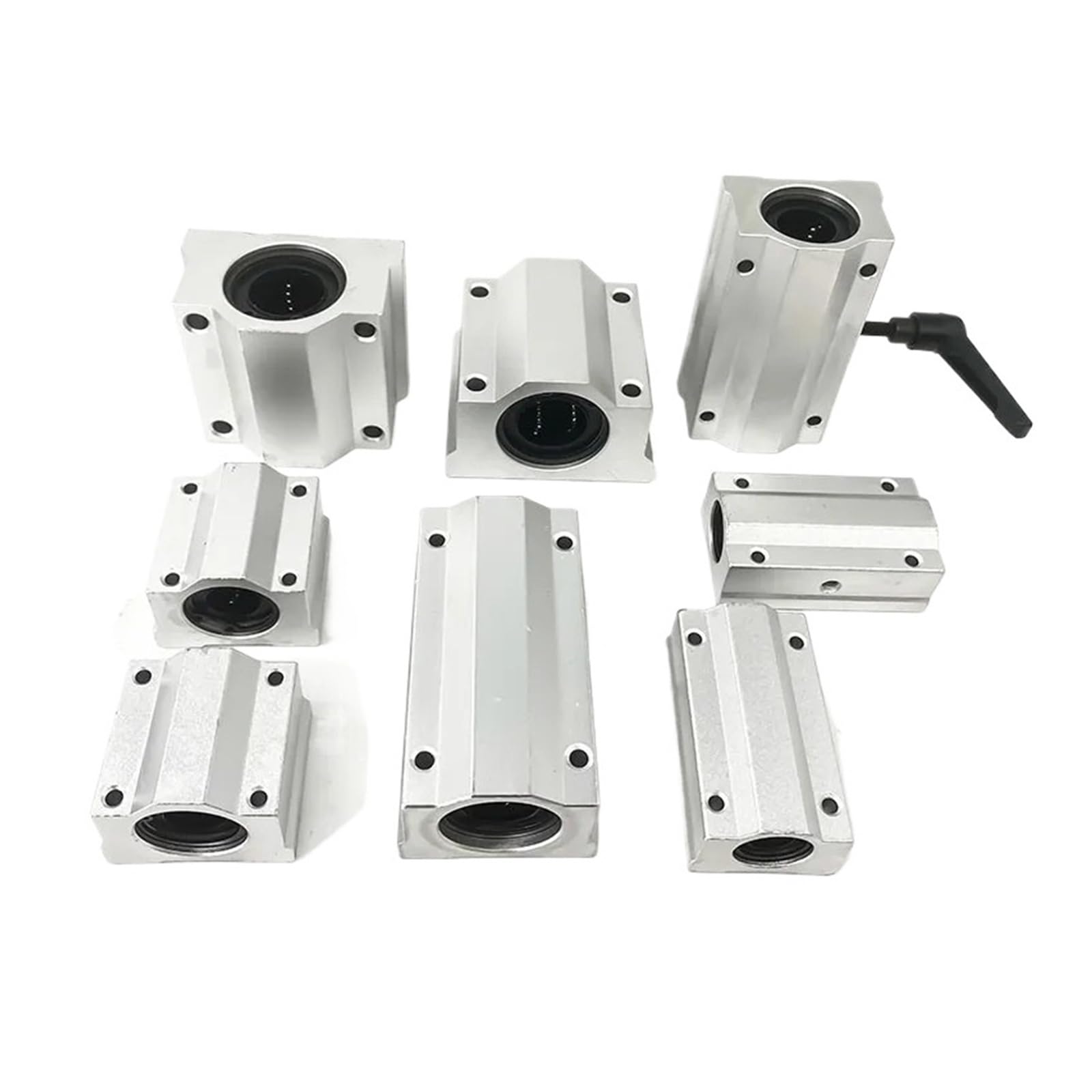 SC8UU SCS8LUU - Bloque de rodamiento de bolas lineal de 8 mm, enrutador CNC SCS10 SCS10LUU SCS12LUU SCS13LUU para ejes de impresora 3D CNC (SCS12LUU)