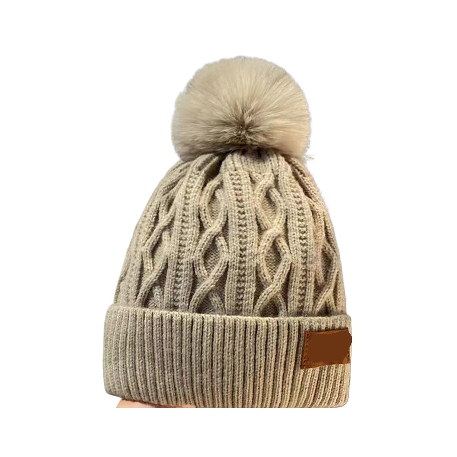 Genérico Gorro tejido for mujer | Khaki