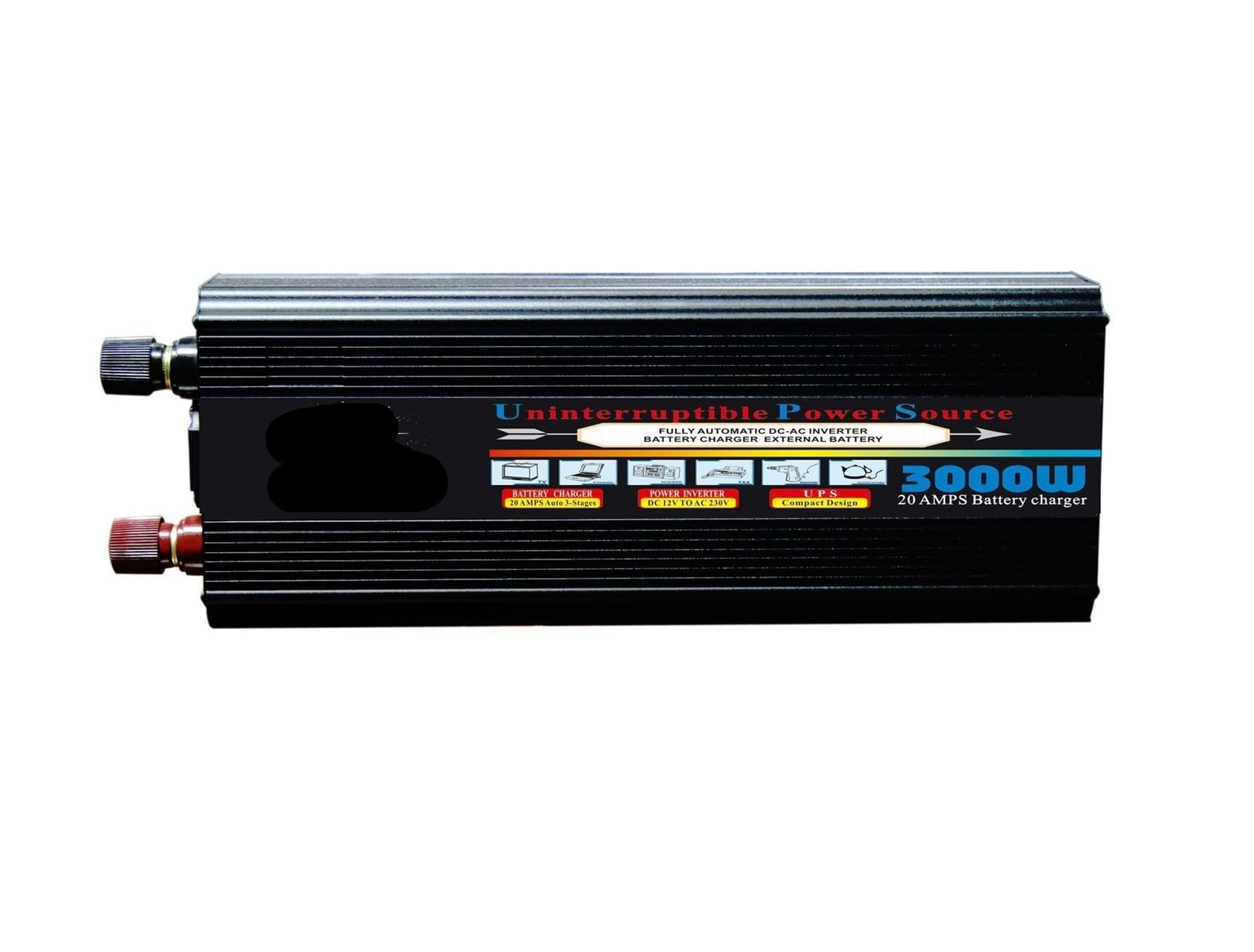 Inversor de Potencia de Onda modificada 3KW 3000W DC12V/24V a AC110V/220V 50HZ/60HZ (Color : 50HZ, Size : 24V-110V)