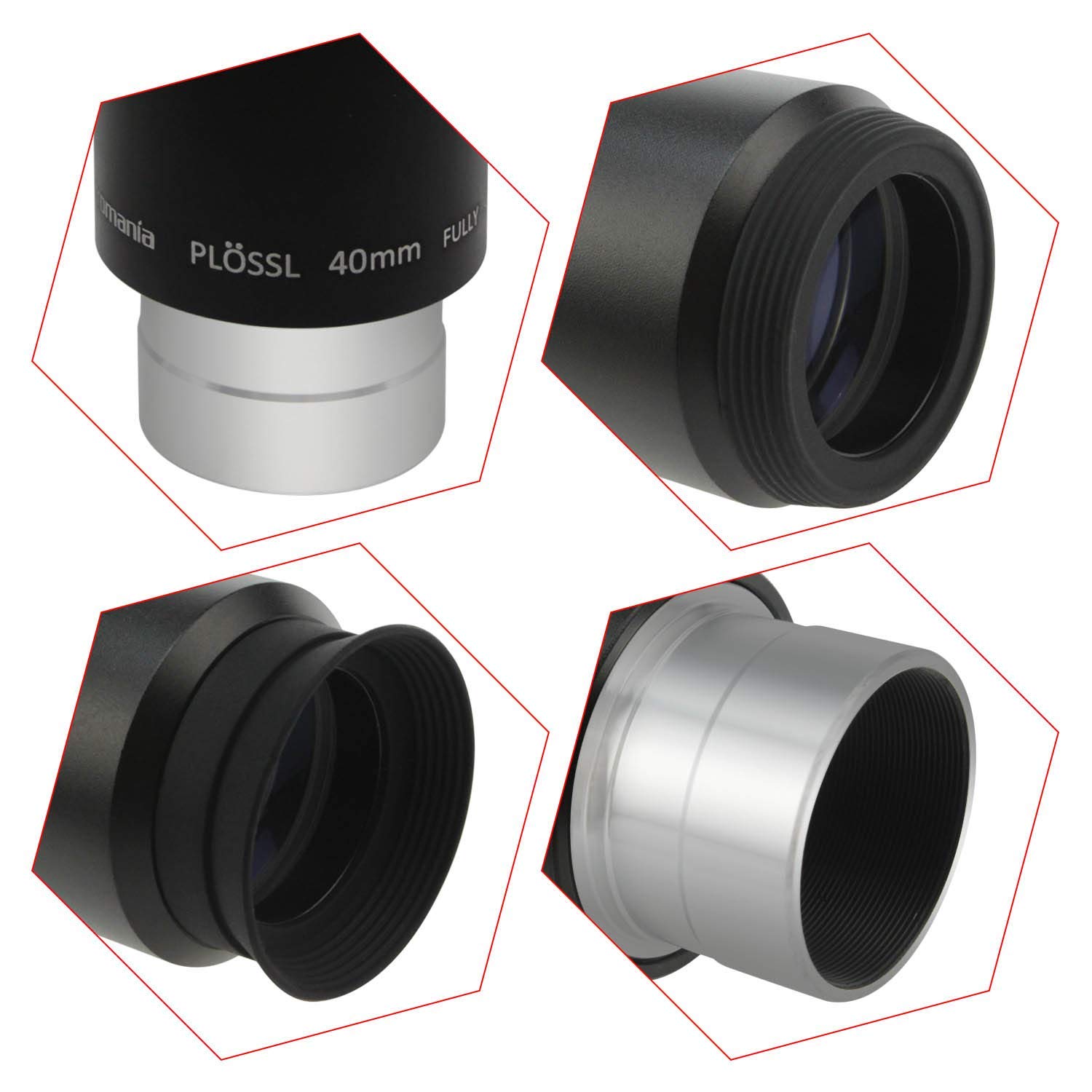 Astromania 1.25" 40mm Super Plossl Telescopio Ocular - La forma más económica de obtener una imagen nítida