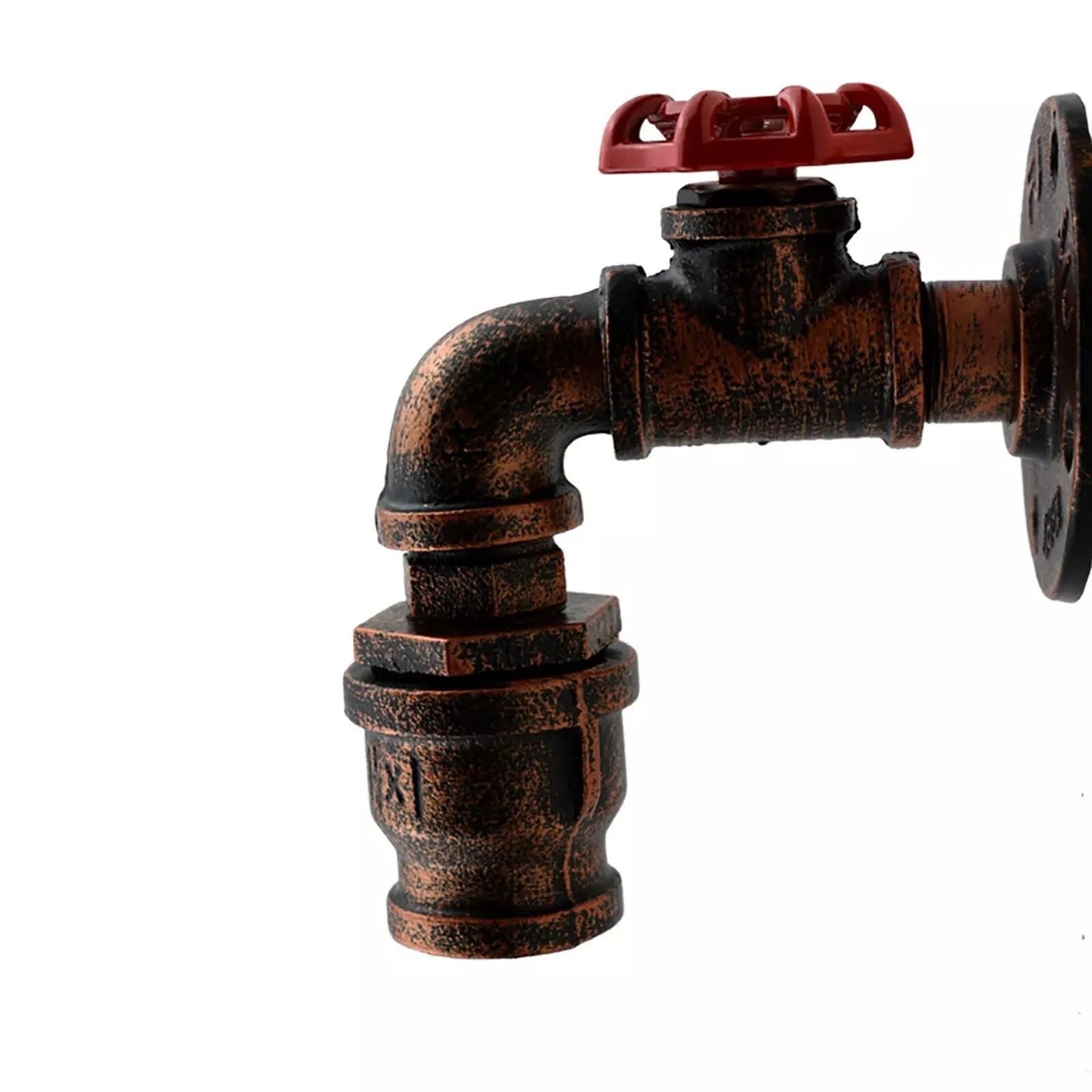 DC VOLTAGE Vintage Industrial Steampunk Pipe Wall Light E27 Metal Wall Sconce Retro Lamp for Living Room Bedroom Kitchen Bar Café Restaurant Loft Decor