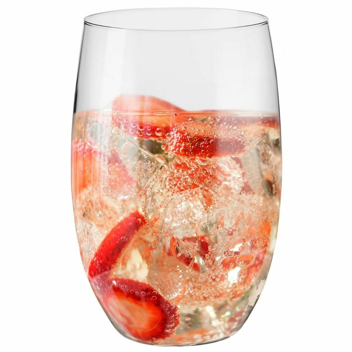 Krosno – Bicchieri da Acqua, Succhi e Cocktail 370 ml – Set da 6 Pezzi – Cristallo Senza Piombo – Collezione Blended – Pareti Sottili, Design Moderno – Ideali per l’Uso Quotidiano
