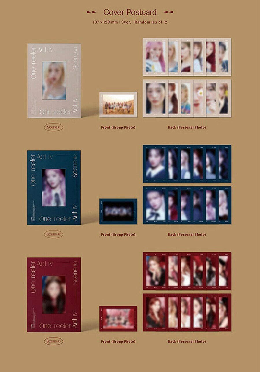 IZ*ONE - One-Reeler Act IV, Scene[ #2 Cover .ver] CD /Photobook/ Cover Postcar / Movie Tickets/ Circle Reel Photo/ Film Photo / AR Photocards / Folded Poster /GIFT image 2