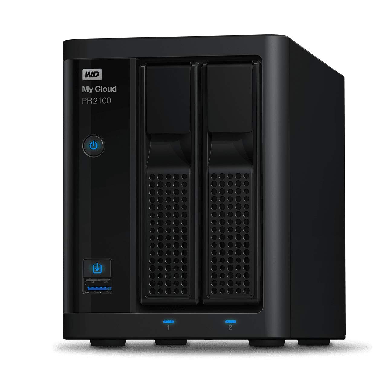 WD 28 TB My Cloud Pro PR2100 Professional Series 2-Bay Network Attached Storage - NAS - WDBBCL0200JBK-EESN