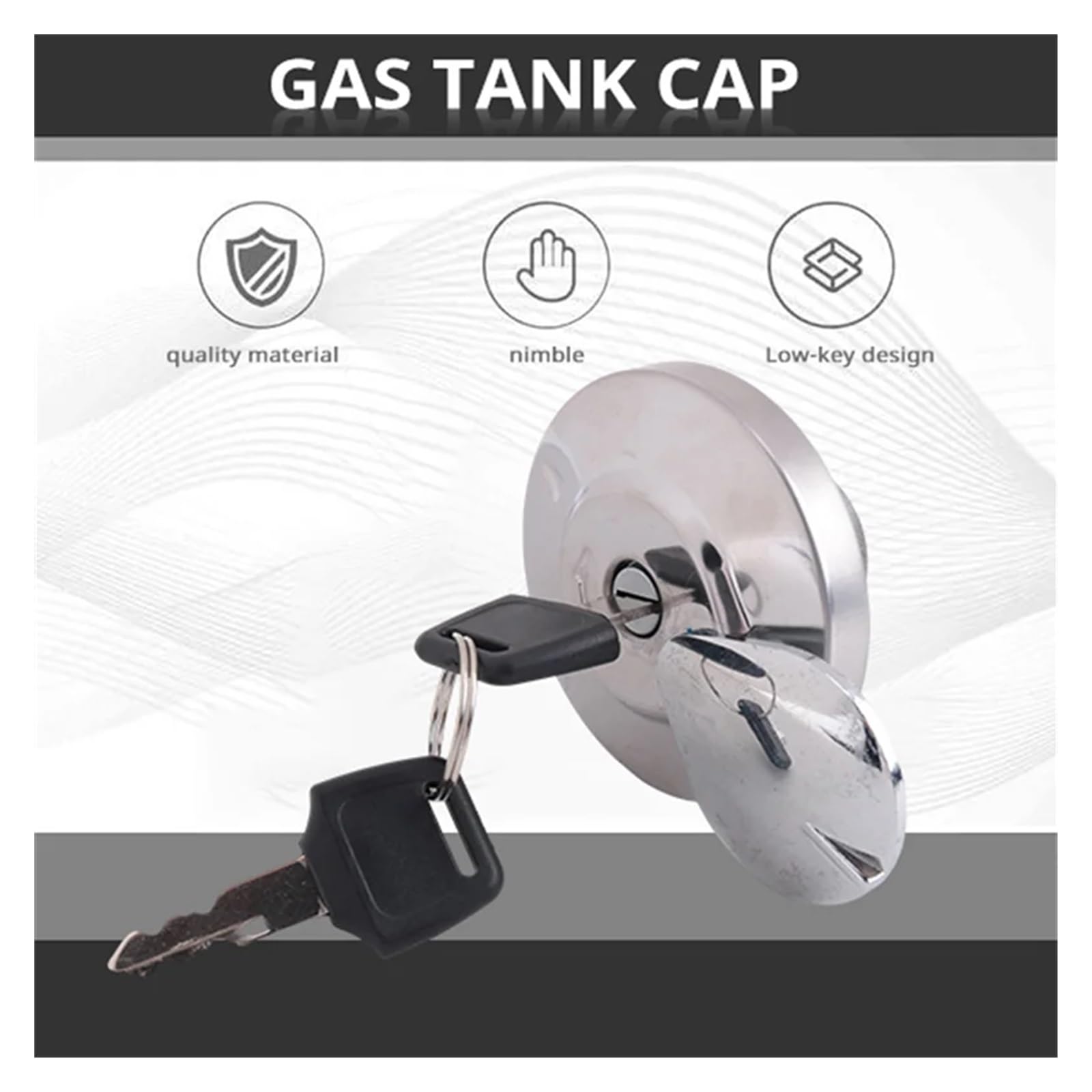 Tapa Combustible Tapa Tanque Combustible Moto para Hond&a Shadow Rebel