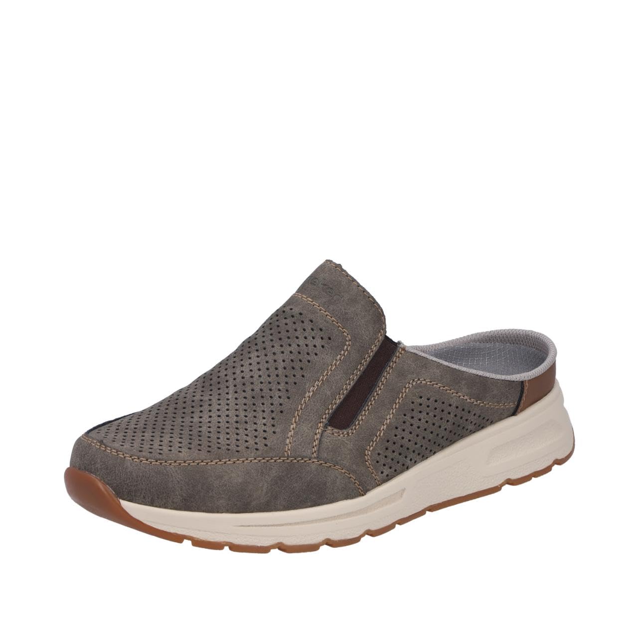 Rieker Men's B0760 Clogs, Brown, 41 EU