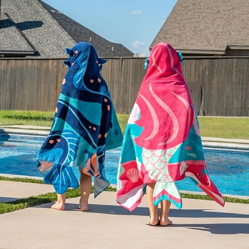 Stephen Joseph SJ1004 Unisex Kids Bath And Beach Soft Cotton Velour Hooded Towel thumb #6