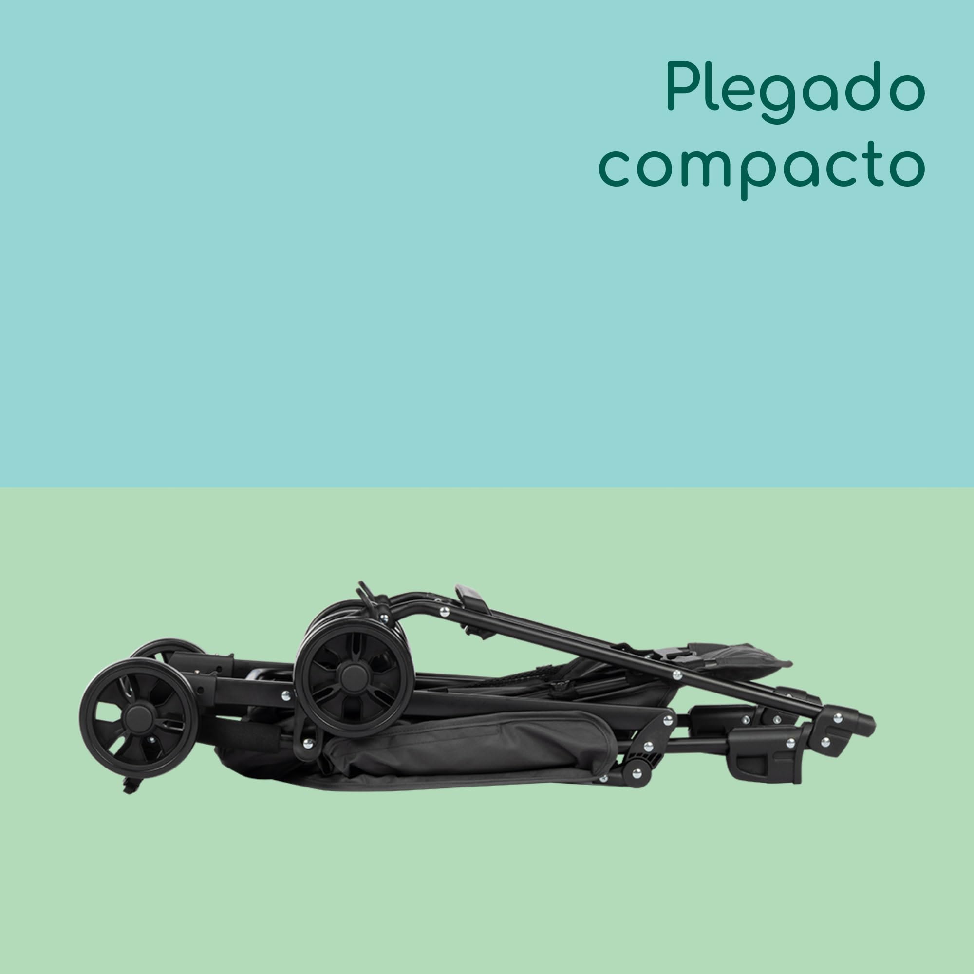 Bebeconfort Snow, Silla de Paseo Ligera, 0 Meses - 3,5 Años, 0-15 kg, Silla Paseo Bebe, Ligera y Plegable, Mineral Graphite