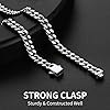 Stainless Steel Mens Cuban Link Chain, Miami Cuban Chain Necklace for Men, 5mm Wide Hip Hop Mens Jewelry, 28" #2