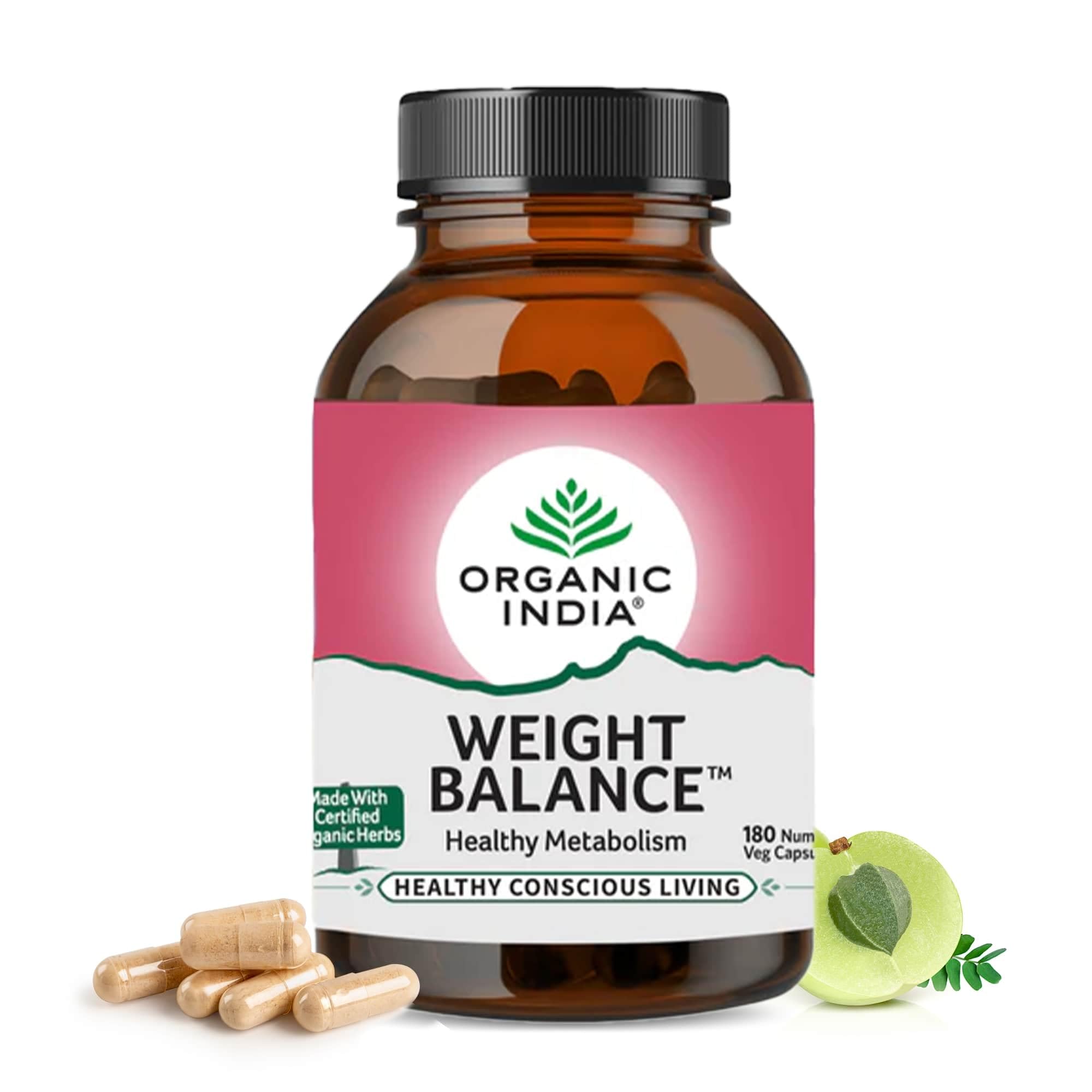 Organic India Weight Balance Improves Metabolism And Elimination - 180 Capsules (B081RDYJ98) Amazon Price History, Amazon Price Tracker