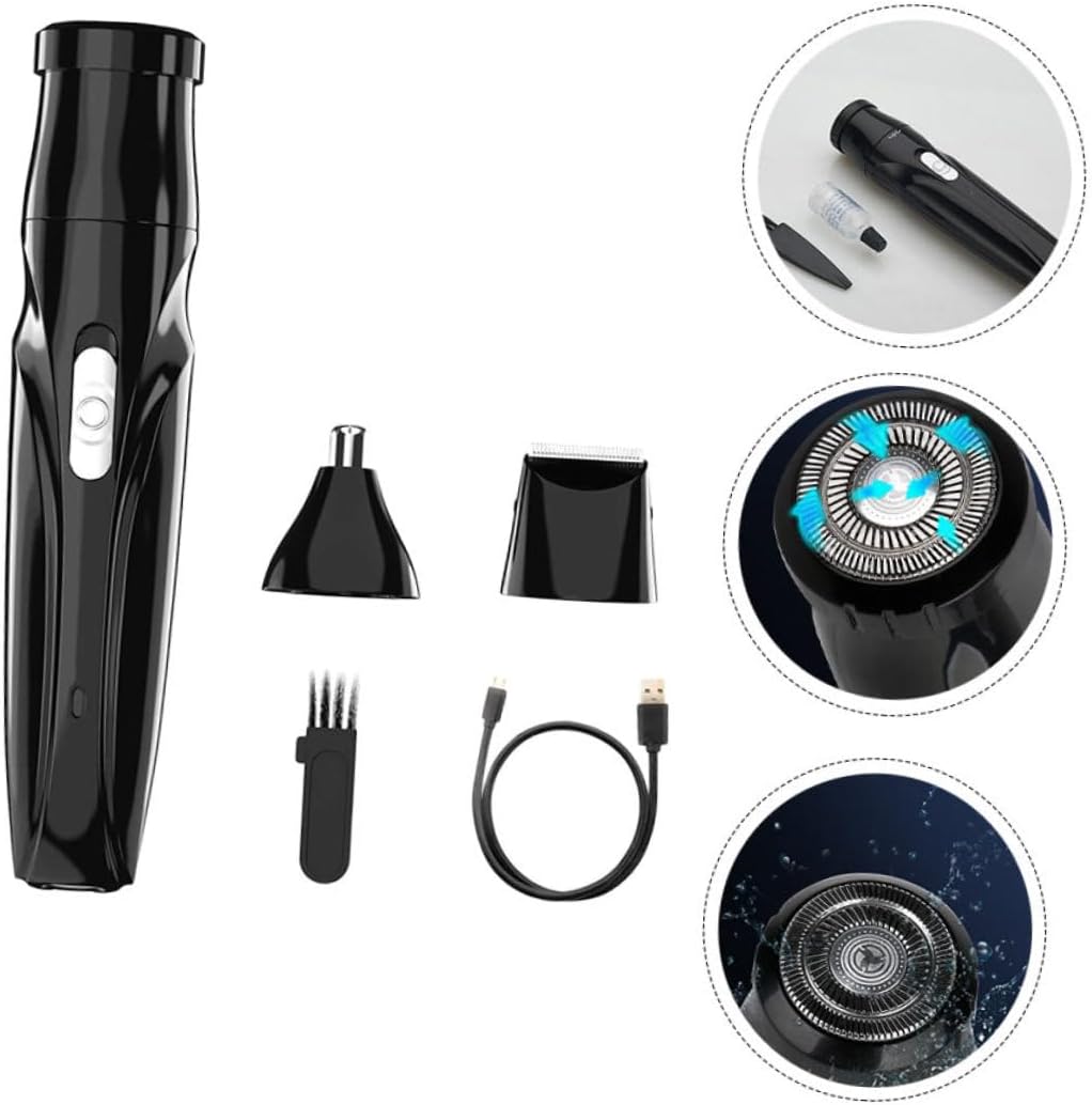 GALPADA 2sets Nose Hair Trimmer Rechargeable Multi-Function Nose Hair Tool for Men and Women Low Noise Design Precision Cutting for Personal Grooming