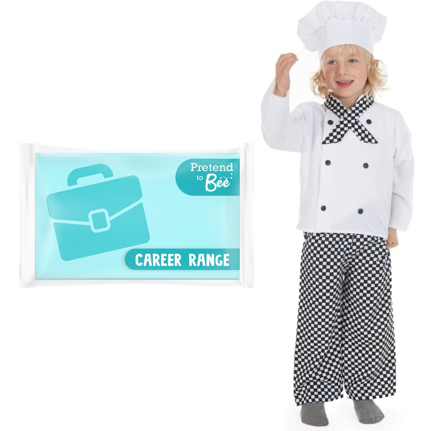 PRETEND TO BEE Chef/Baker Dress Up Costume for Kids/Toddlers, Accessories Available