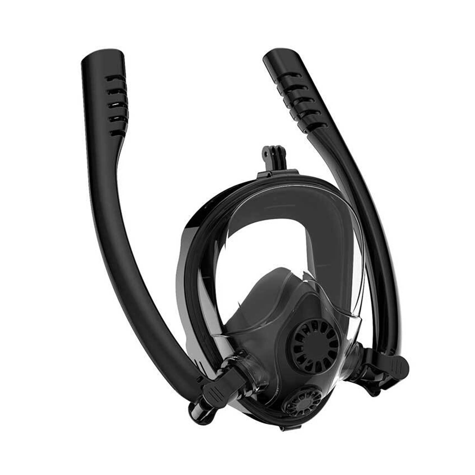 Dcdcd Women's Black Black Diving Mask Mask Underwater Anti Fog Full Face Snorkeling Mask For Men Kids Swimming Snorkel Diving Equipment(,S/M)