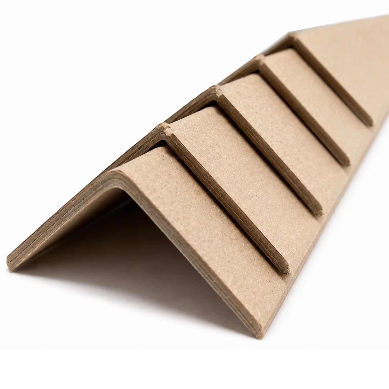 Kantenschutz aus Karton für Paletten Braun 50x50x3 mm 1200 mm Schutz für Kartons und Versand 100 Stück