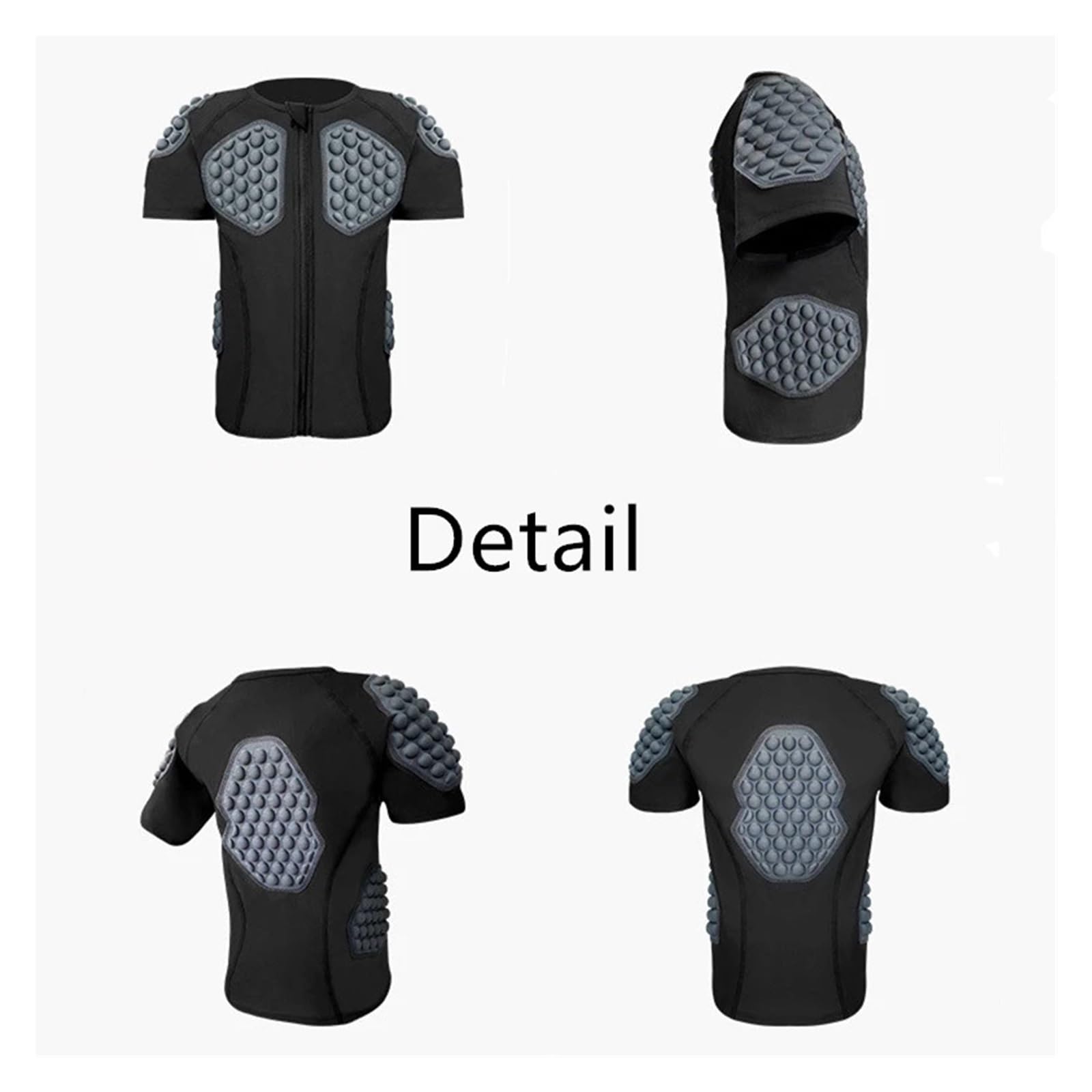Maillot de Football rembourré Maillots de Rugby rembourrés, Maillots Football en Mousse, Gardien But, vêtements Protection for l'entraînement des Gardiens But