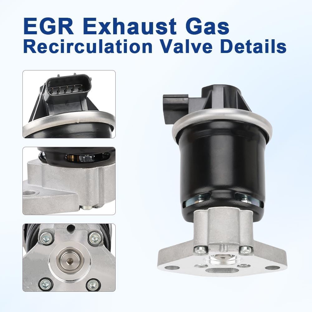 EGR Exhaust Gas Recirculation Valve Compatible with Honda Civic 2012-2015 Fit 2015-2019 1.5L L4 Insight 2010-2014 1.3L L4 EGR Valve Replacement for 18011-RBJ-000 510032 EGV1233 4F2073
