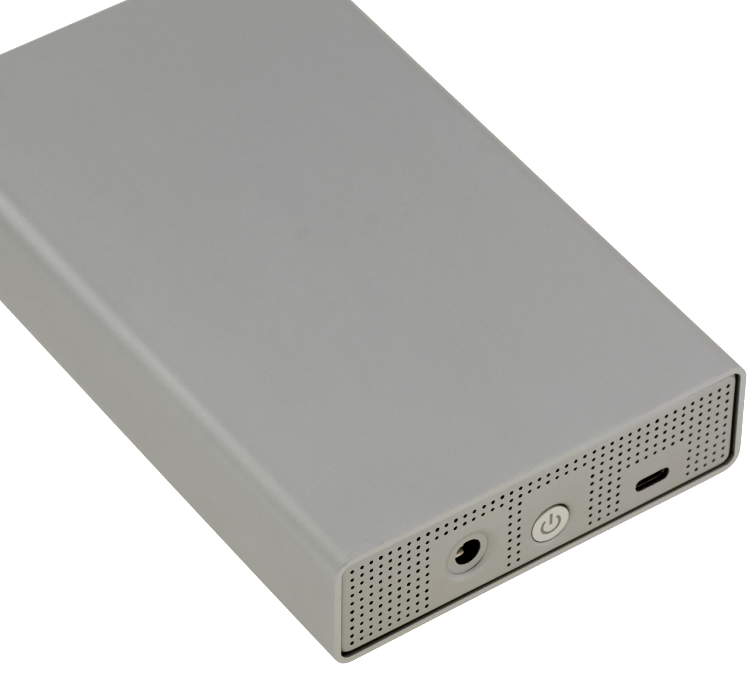 KALEA-INFORMATIQUE Custodia in metallo per disco SAS 2,5 o 3,5 con connettore SFF-8482, collegamento USB3.2 Gen 2x1 10G e alimentazione 12V 3A