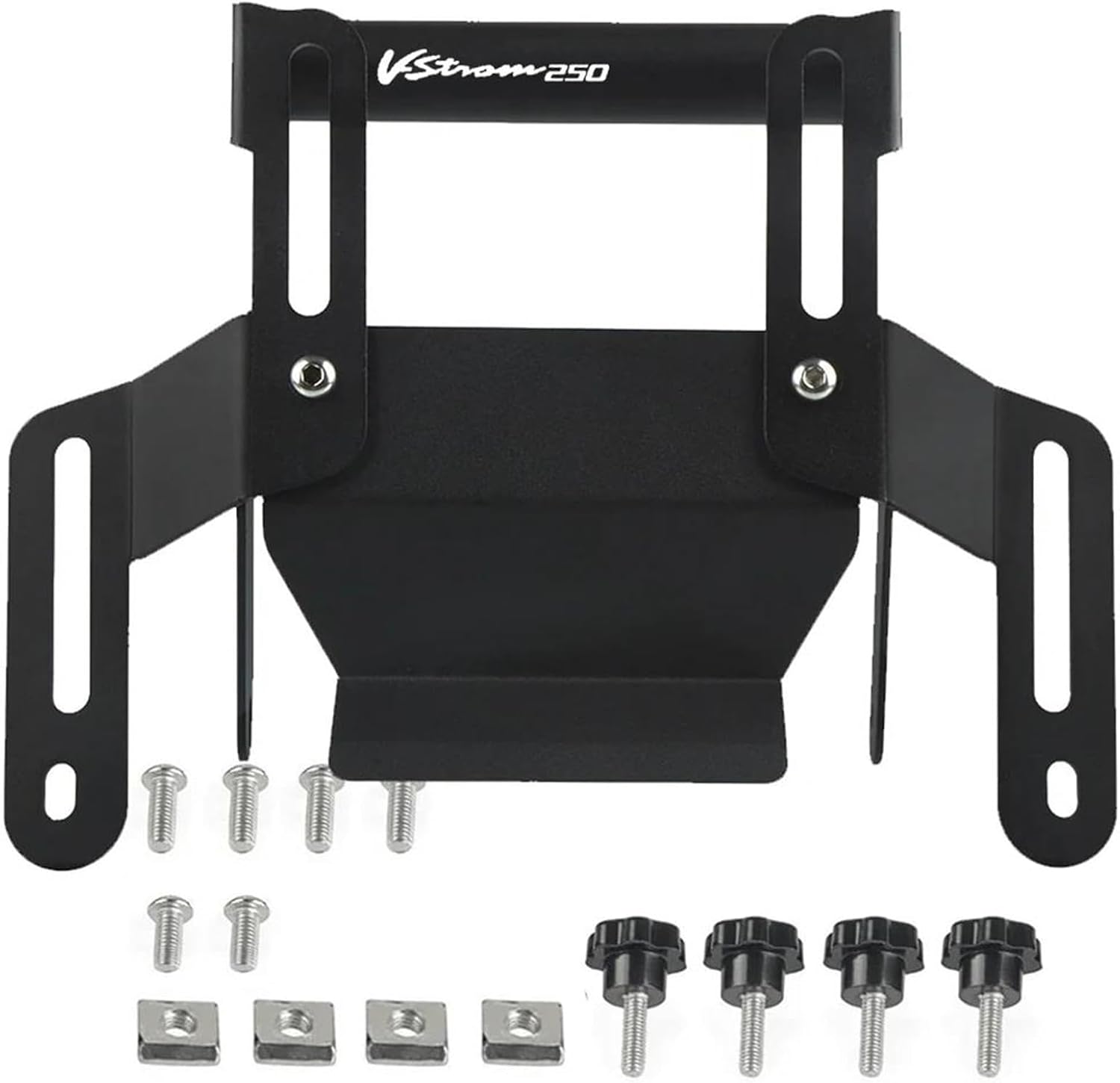 Motorcycle GPS Navigation Bracket for Suzuki DL250 V-Strom 250 2022 2023 Mobile Phone Stand Plate Support Extension Holder(Black 3)