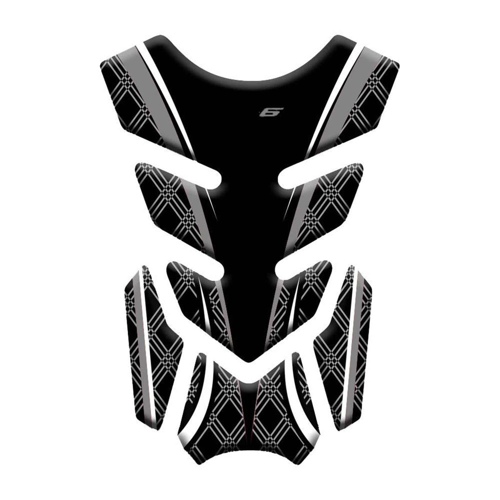 Dtsgcx Color6 Motorcycle Stickers Tank Pad Sticker Protector Decals Case For Kawasaki For Er6n For Er-6N Tankpad(Color6)