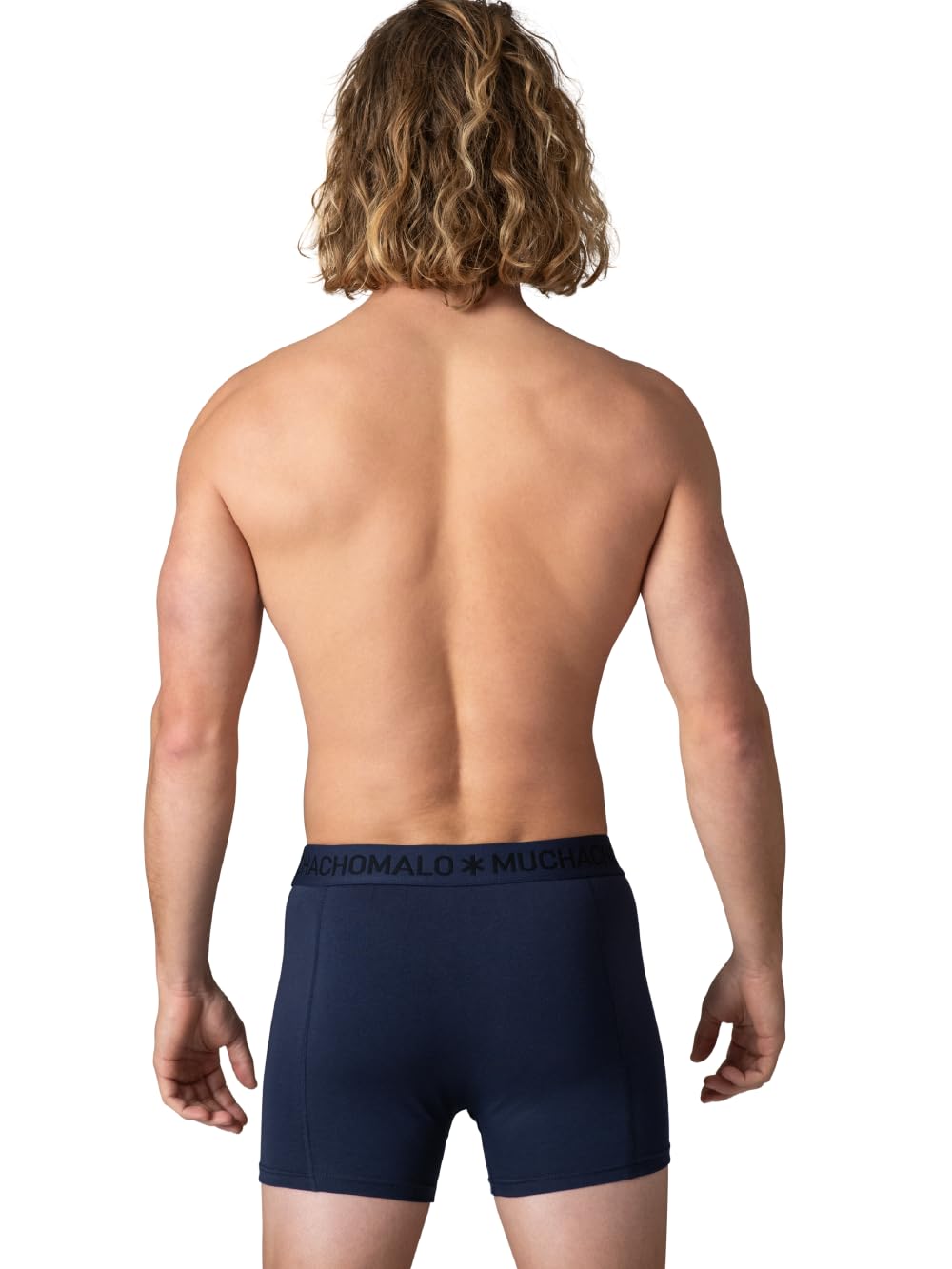Muchachomalo Boxer da uomo in cotone intimo da uomo multipack da 3 pezzi boxer stampati taglio classico con elastico in vita