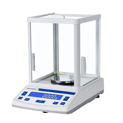 LICHEN Báscula de laboratorio Escala de alta precisión Laboratorio 0.001gx500g Precisión Laboratorio Balanza analítica digital Pesaje (17.64 oz, 1