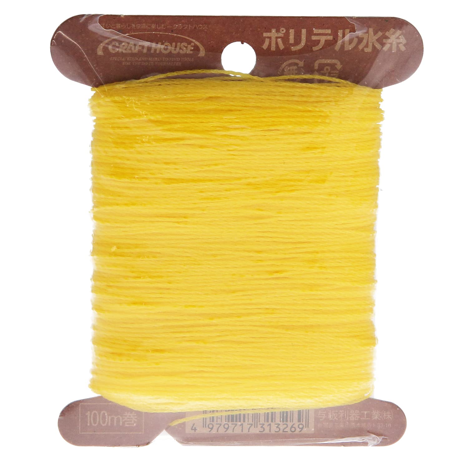 CRAFT HOUSE ポリテル水糸 100m巻 細