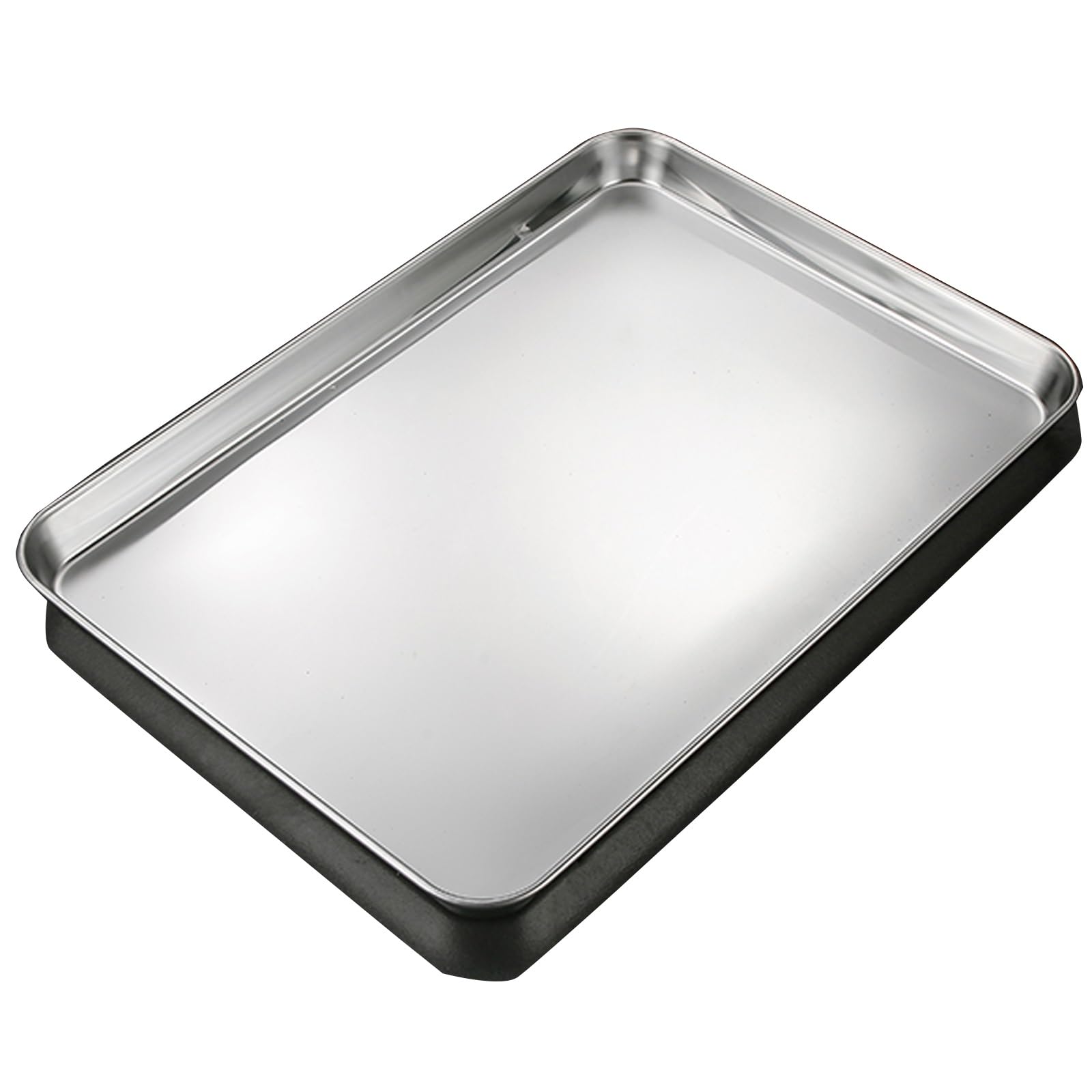 Plateau gateau rectangulaire inox idéal repas de famille