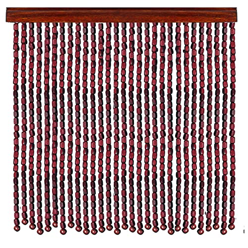 Rideaux en perles de bambou de design haut de gamme en bois naturel